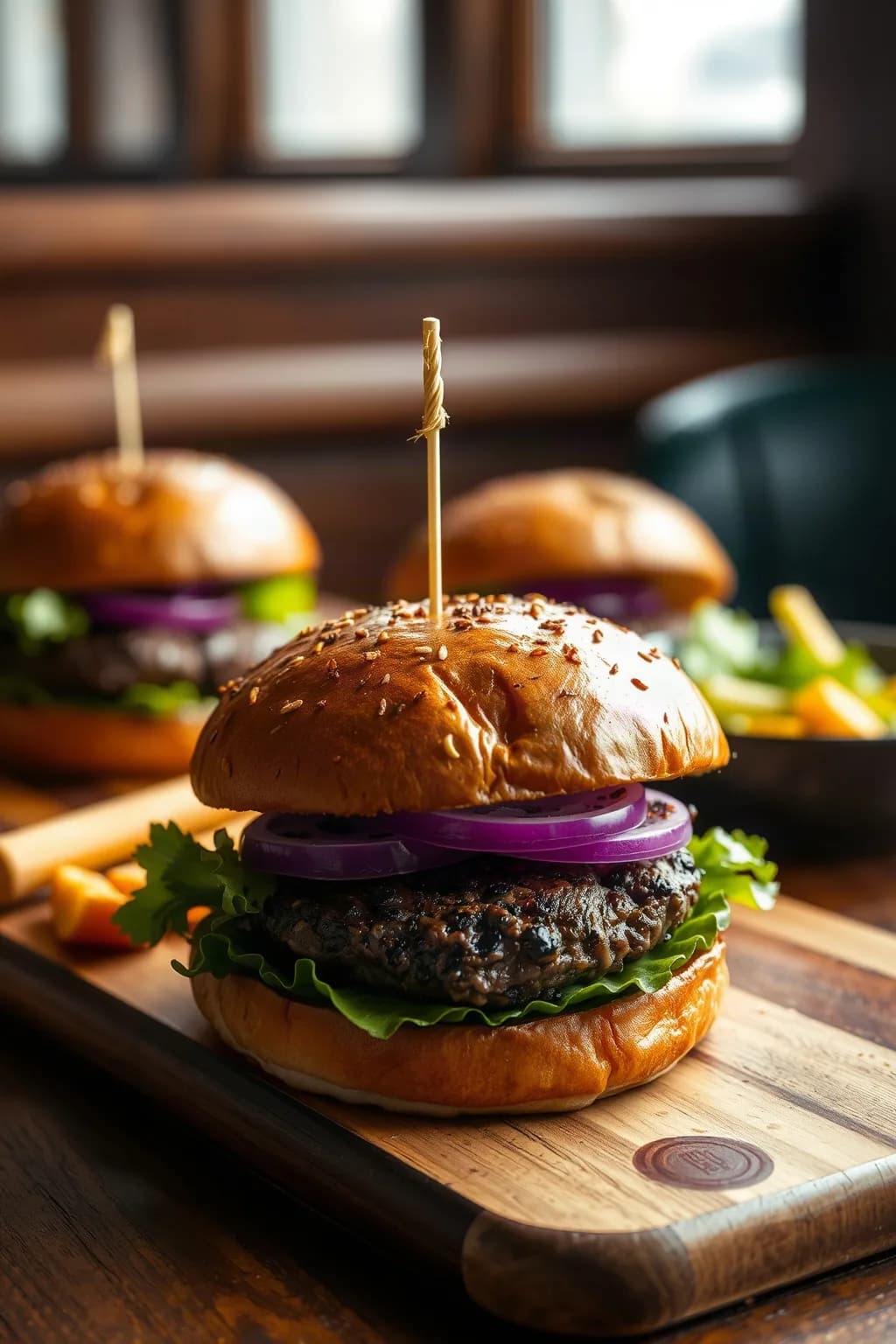 Burgers aux épices à steak