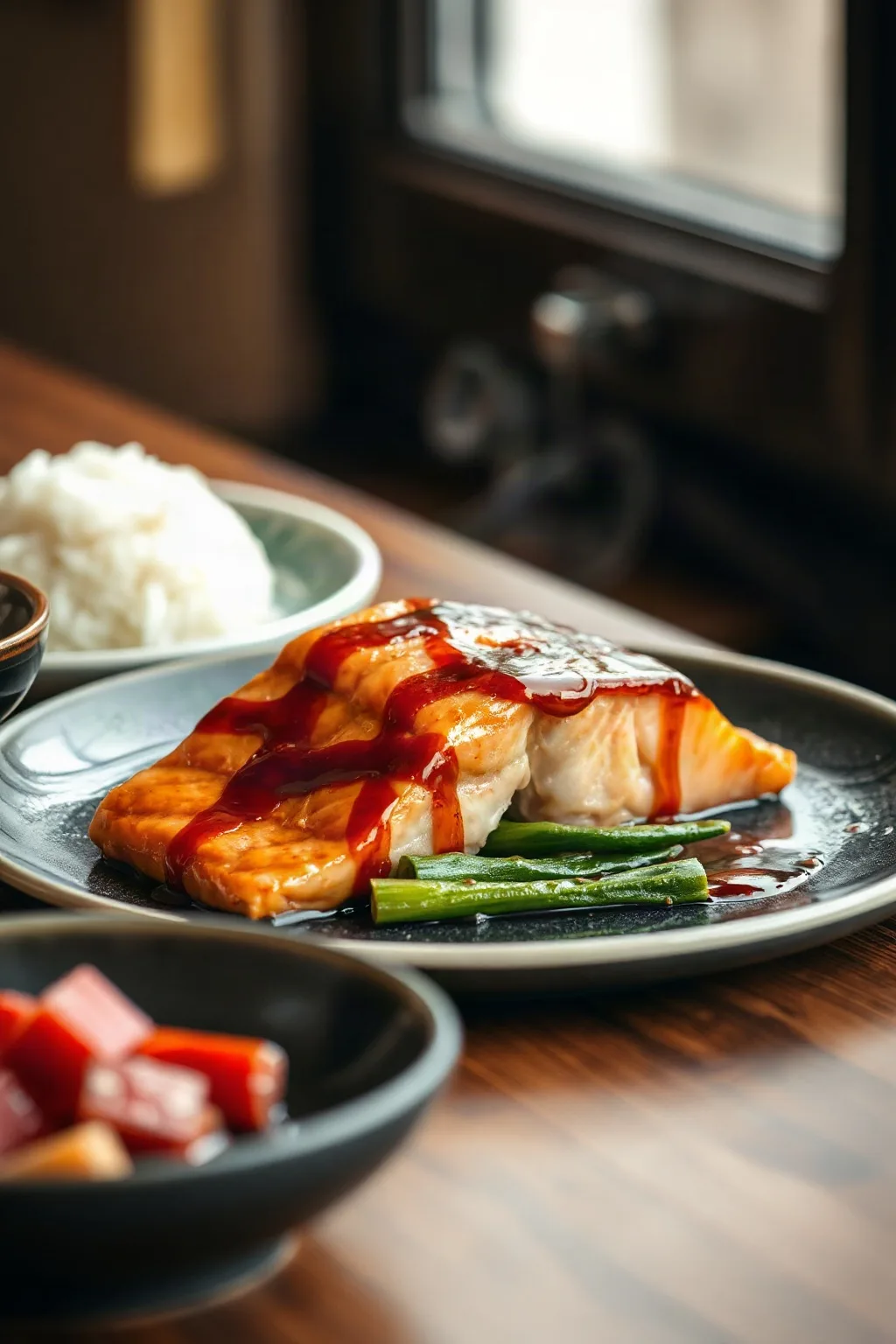 Salmón Teriyaki