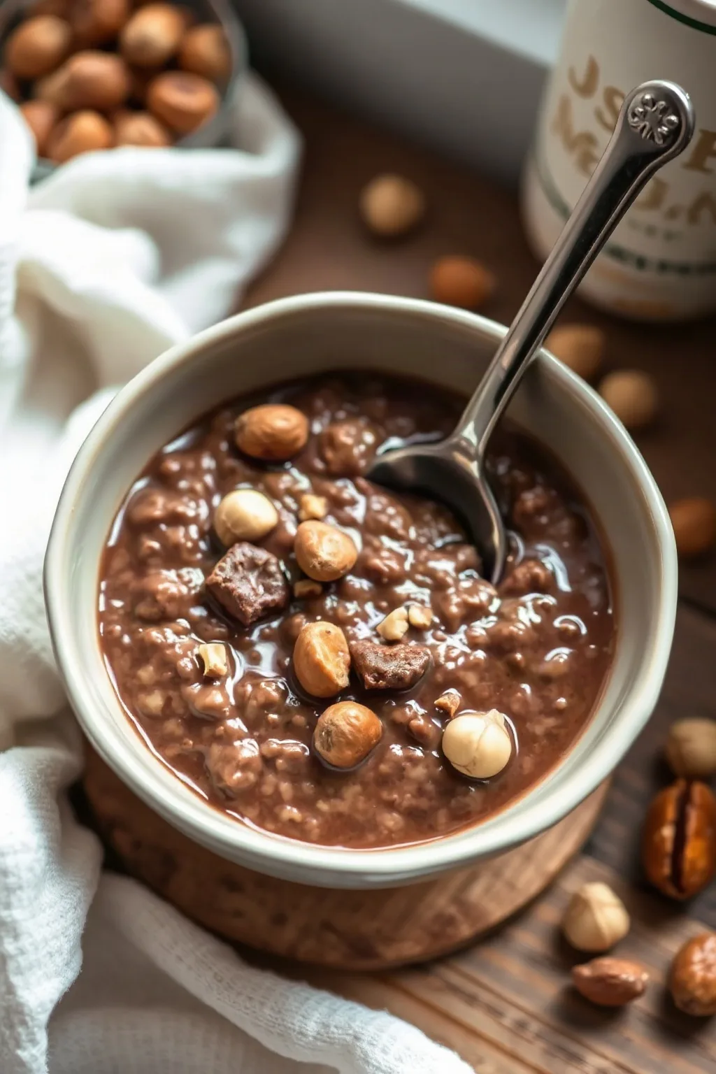 Chocolate Hazelnut Oatmeal