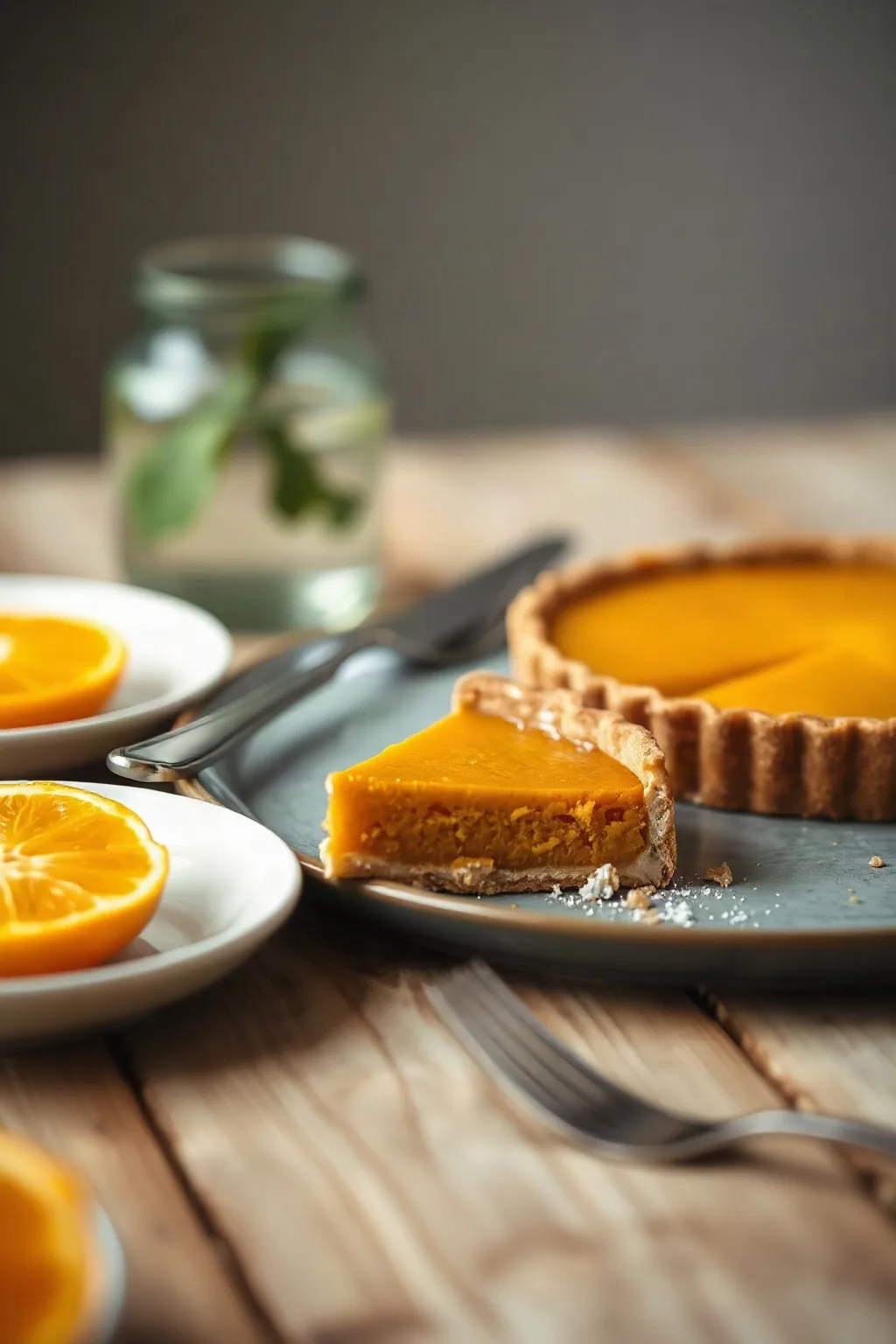 Orange and Pumpkin Tart