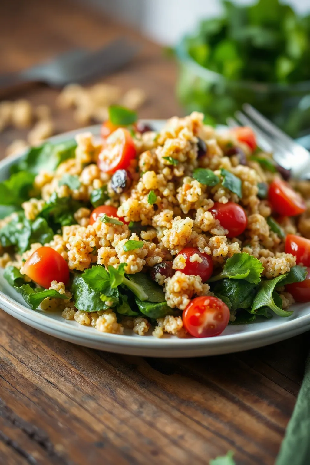 Quinoa Salad with Green Vegetables