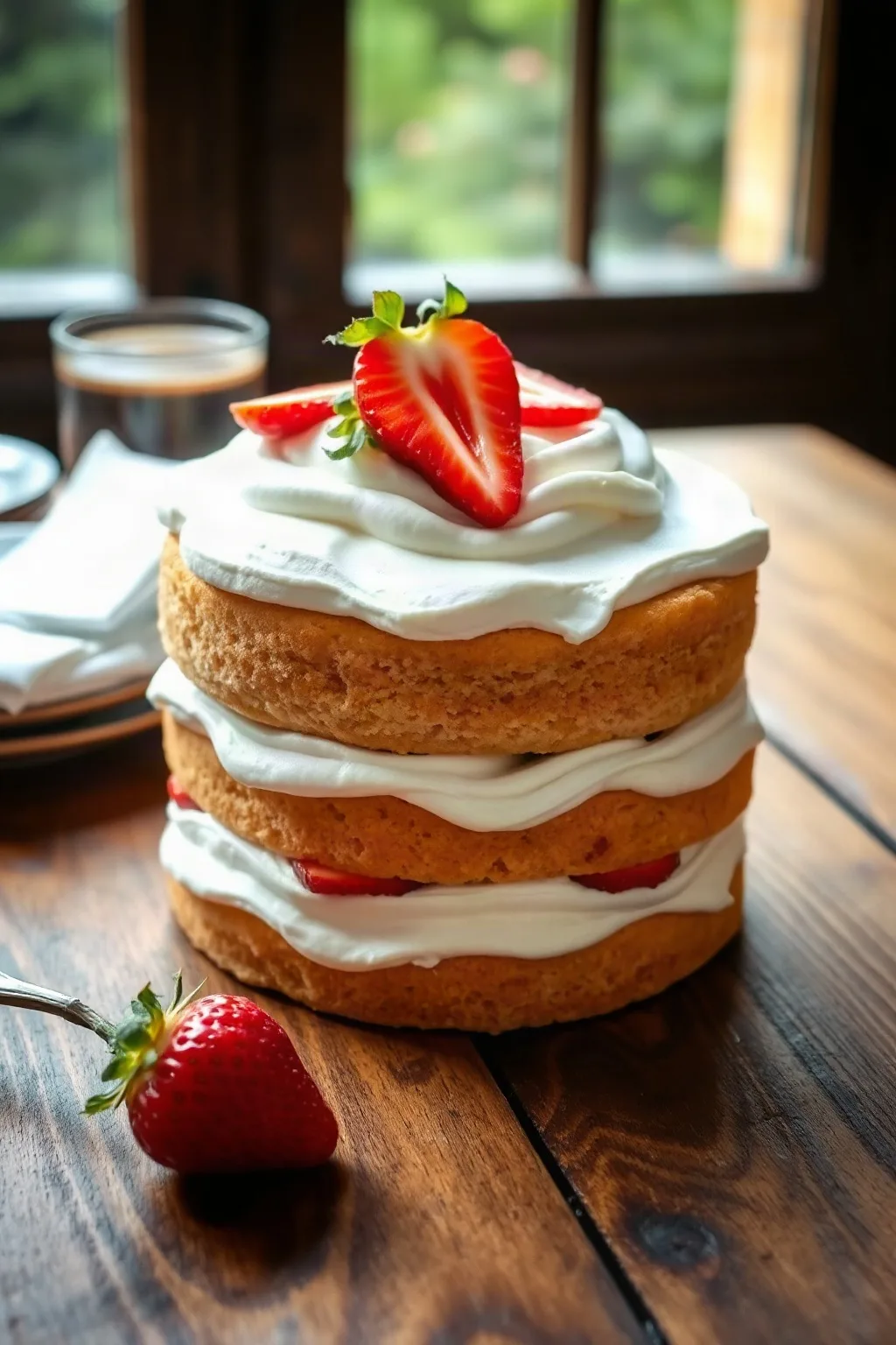 Strawberry Chantilly Cake
