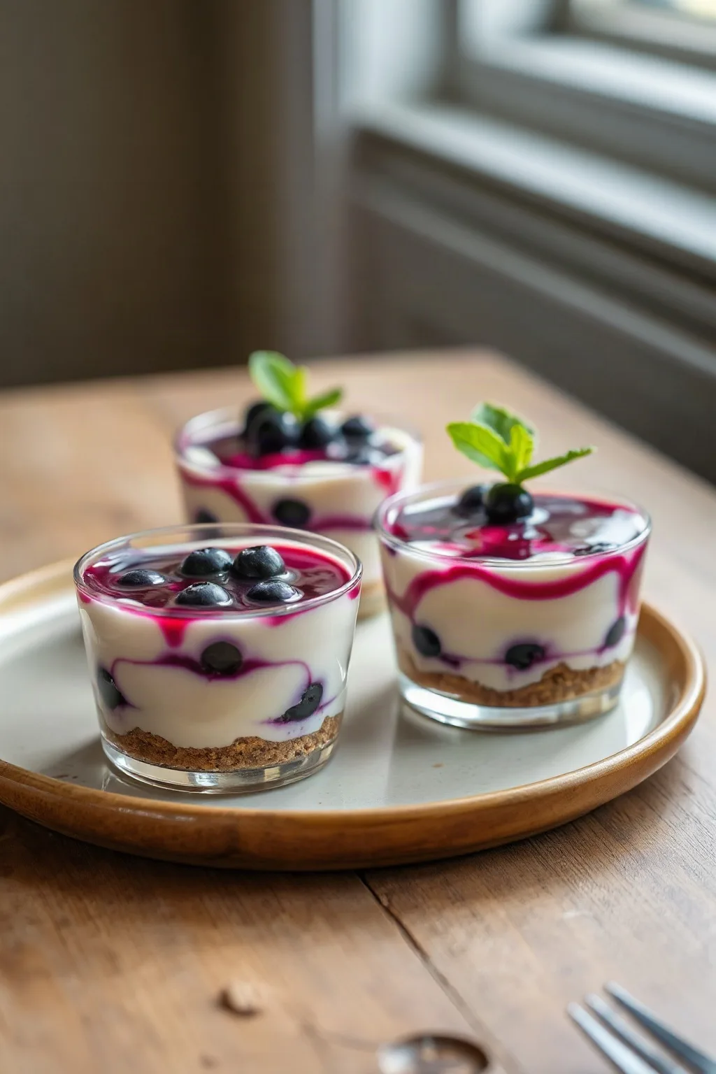 Verrinas de Cheesecake y Arándano