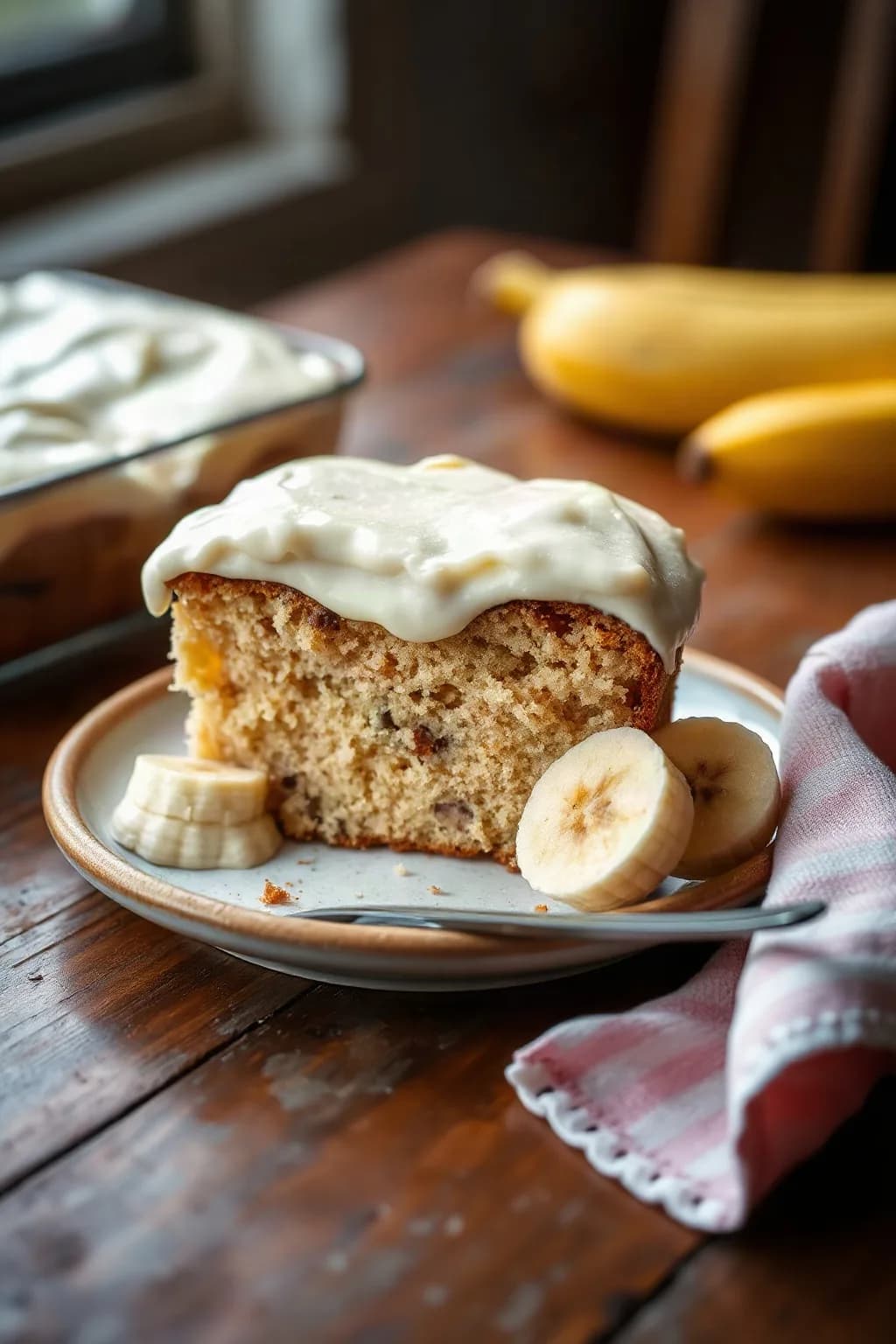 Banana Cake with Buttermilk Frosting