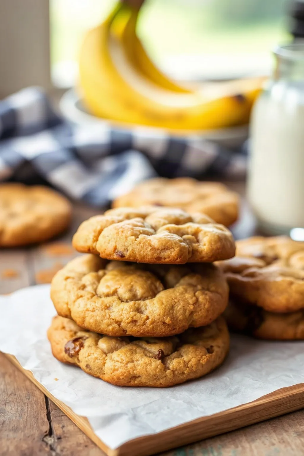 Molasses and Banana Cookies