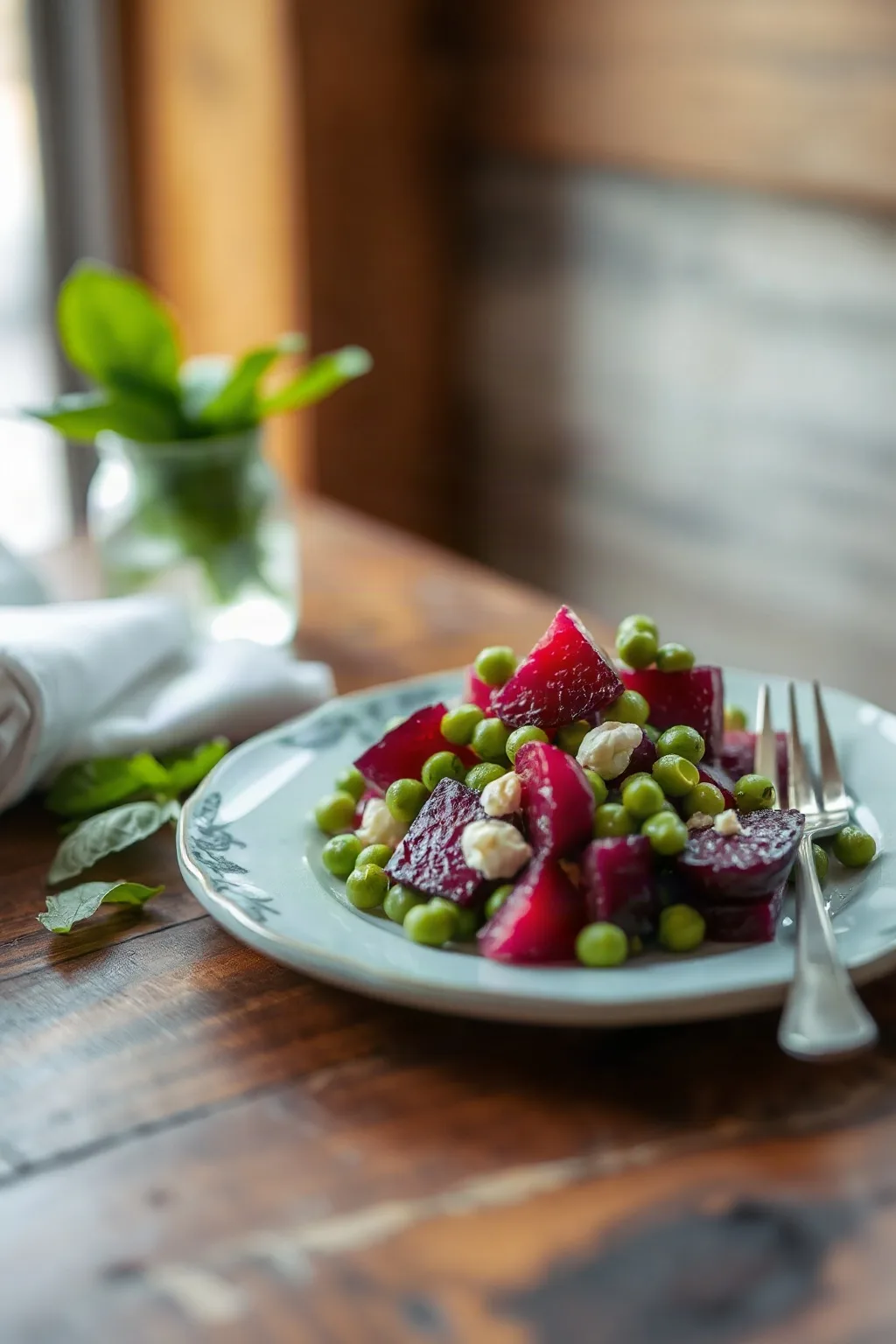 Pea and Beet Salad