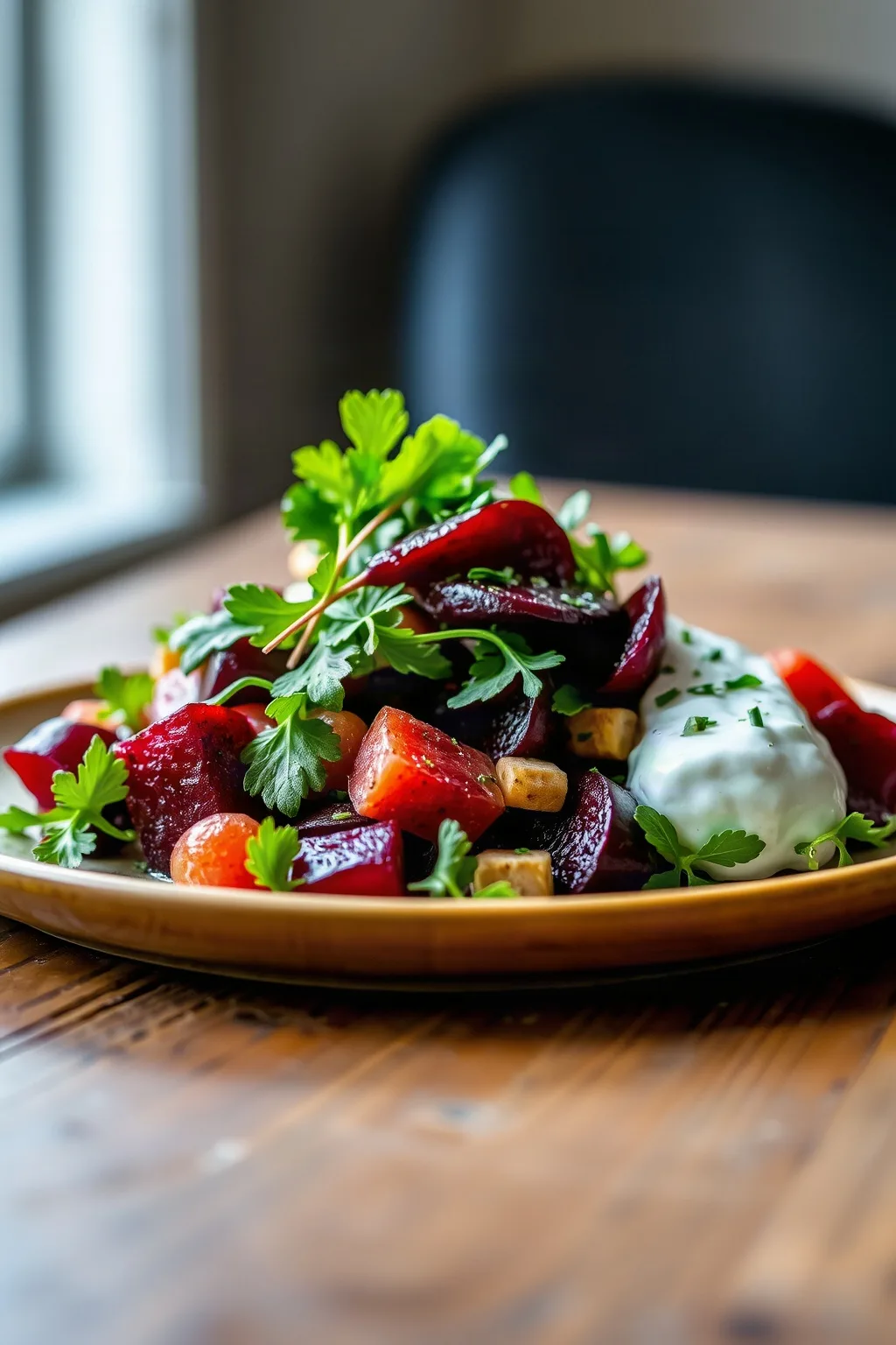 Beet Salad with Herb Yogurt