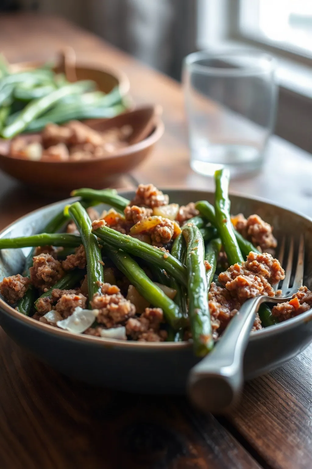 Sautéed Green Beans with Ground Pork