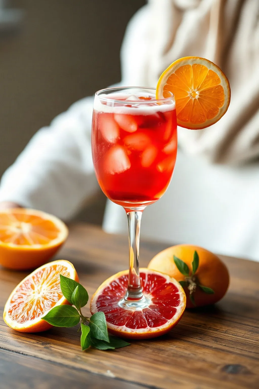 Mimosa aux oranges sanguines