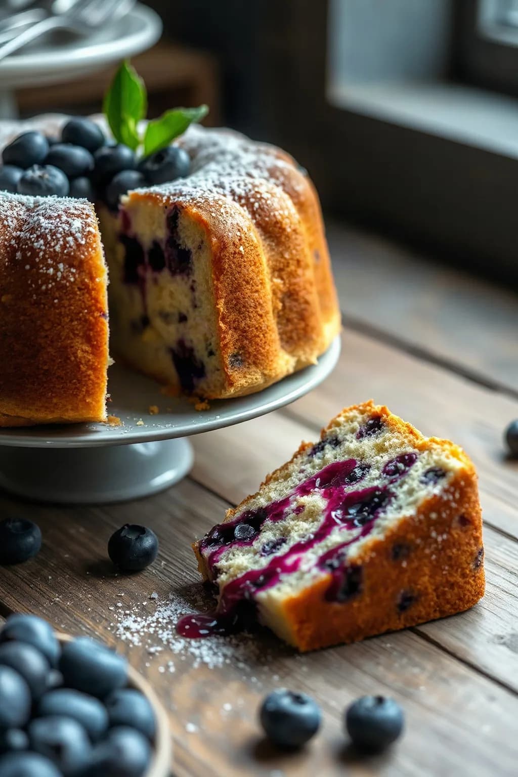 Pastel de Arándano