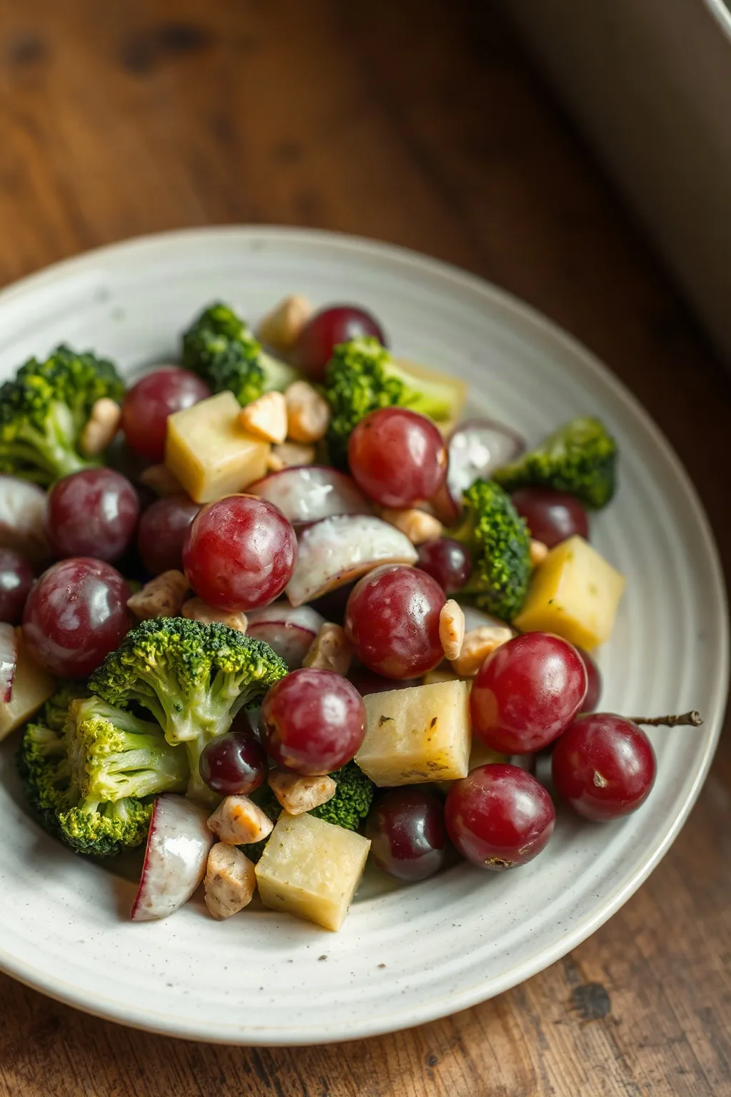 Broccoli and Fresh Grape Salad