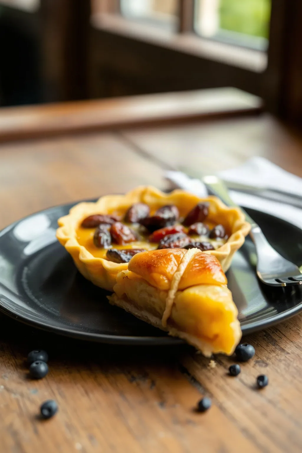 Rum and Raisin Tart