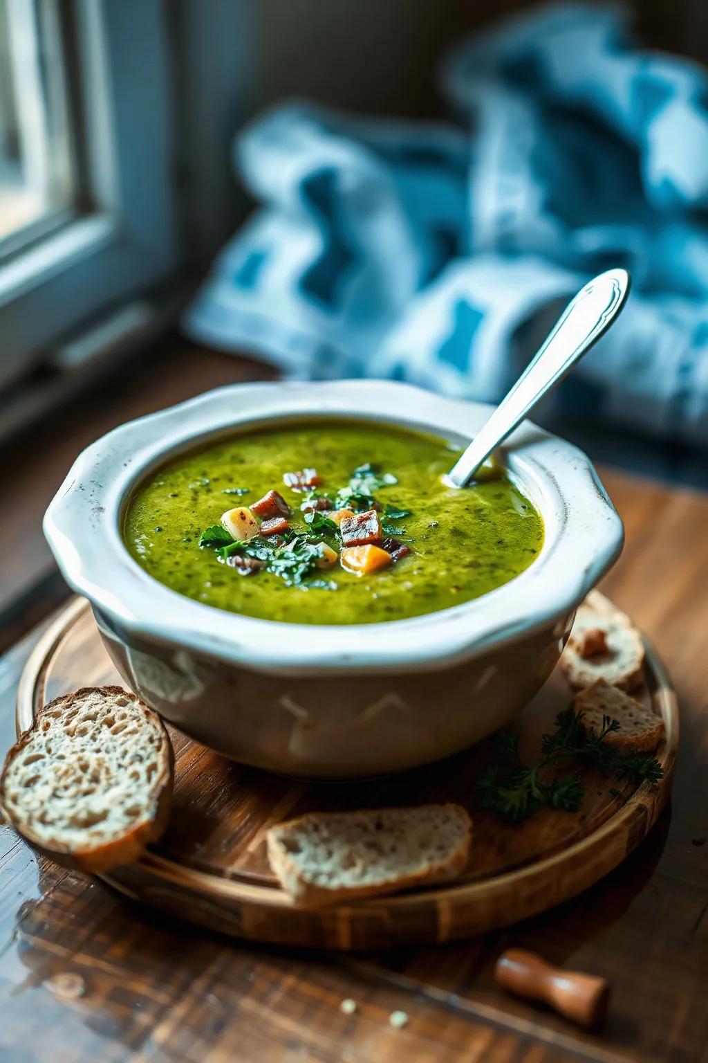 Clean-Out-The-Fridge Green Vegetable Soup