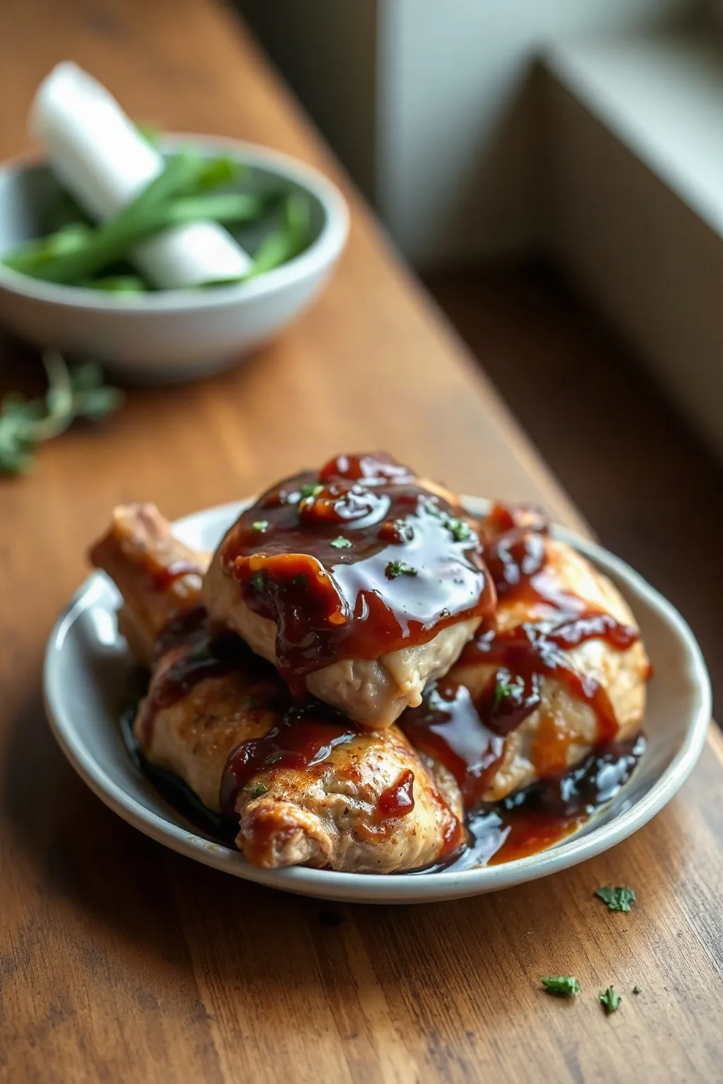 Chicken Thighs with Onion Jam