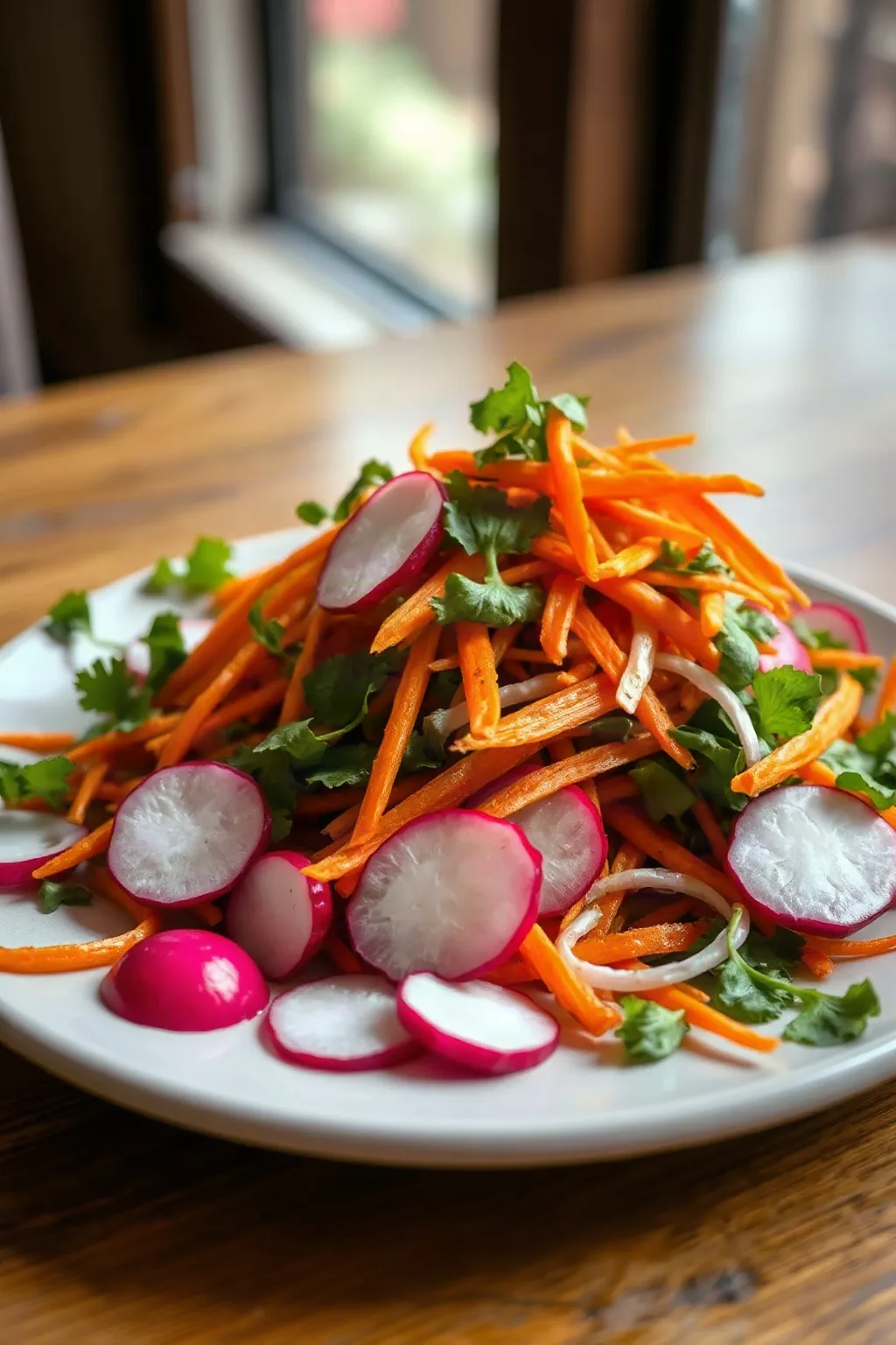 Salade de carottes et de radis