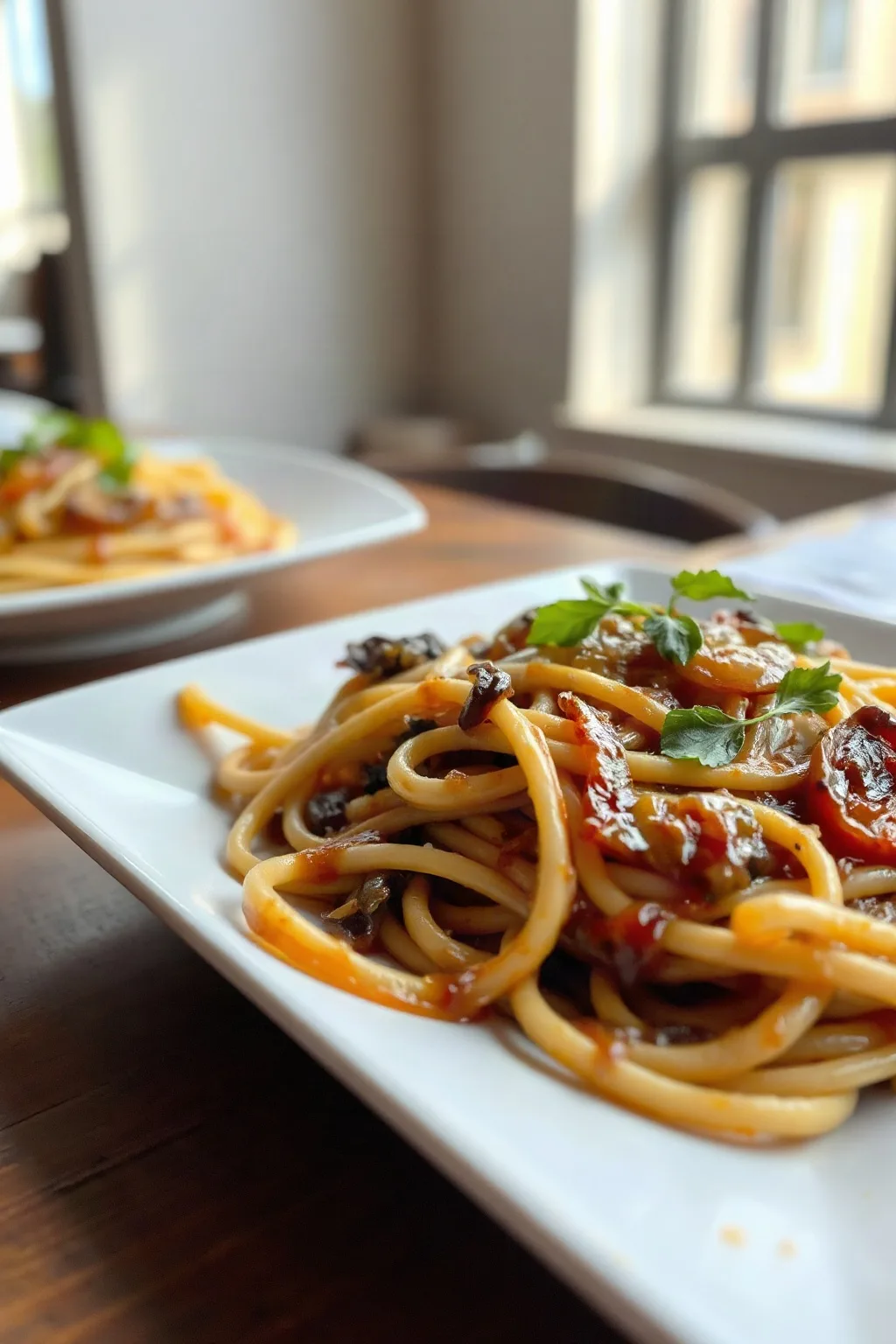Linguine with Caramelized Onions