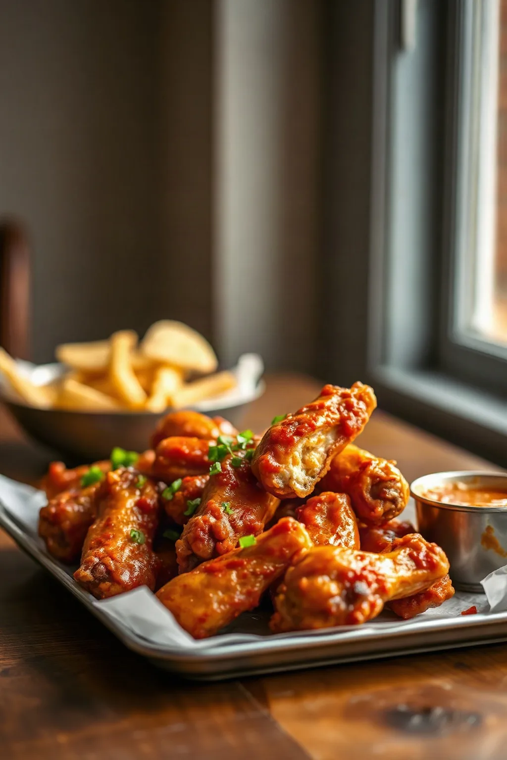 Alitas de Pollo Estilo Americano