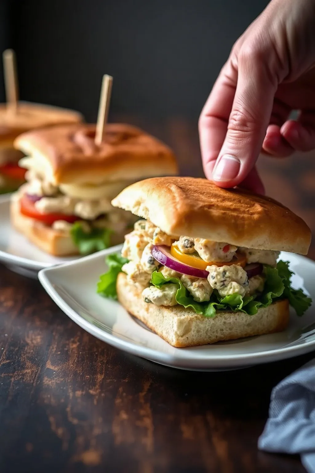 Revamped Chicken Salad Sandwiches