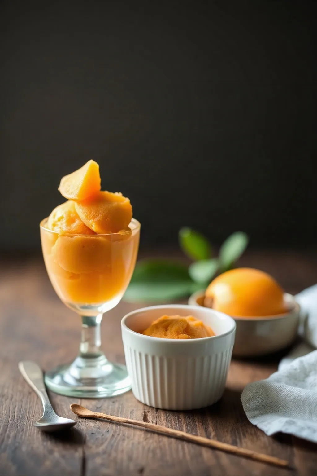 Persimmon Vanilla Sorbet