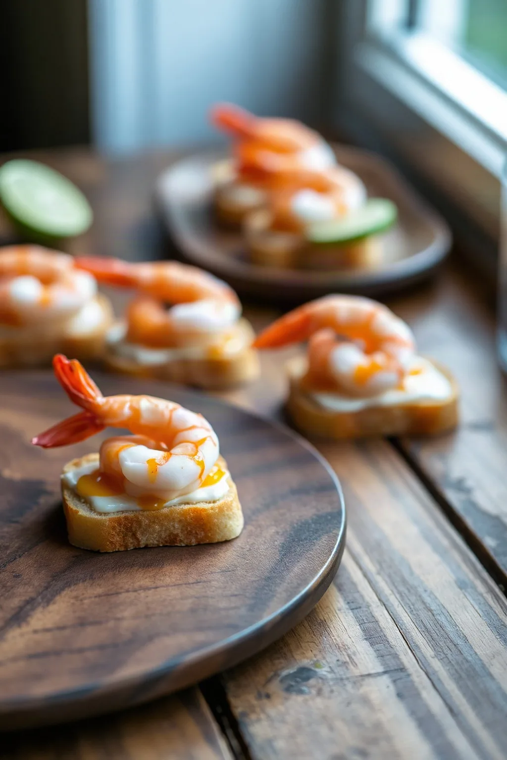Shrimp and Lime Canapés