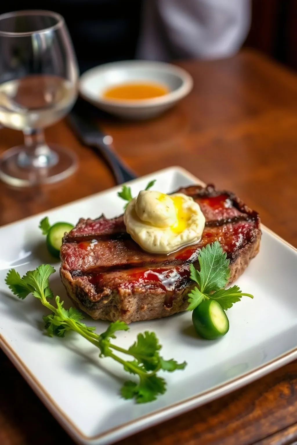 Bavette Steak with Maître d'Hôtel Butter