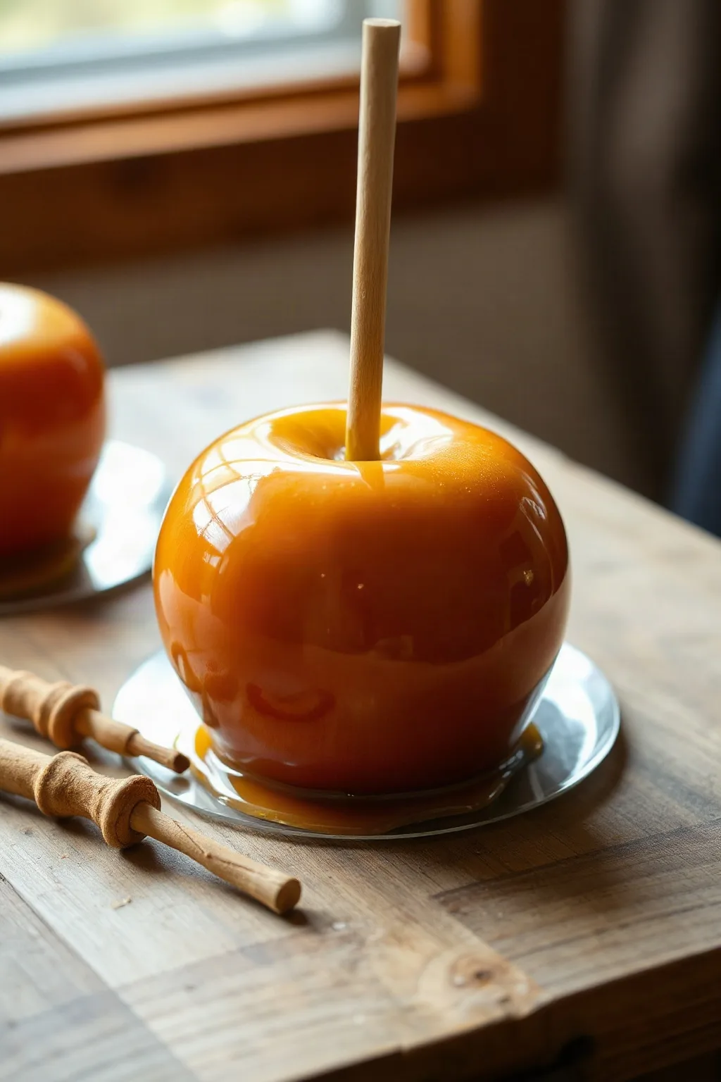 Traditional Pomme de Tire Candy Apple
