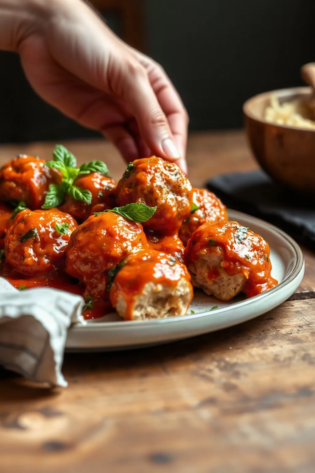 Chicken and Ricotta Meatballs