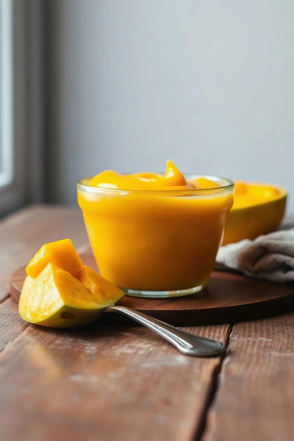 Purée de mangue pour bébé
