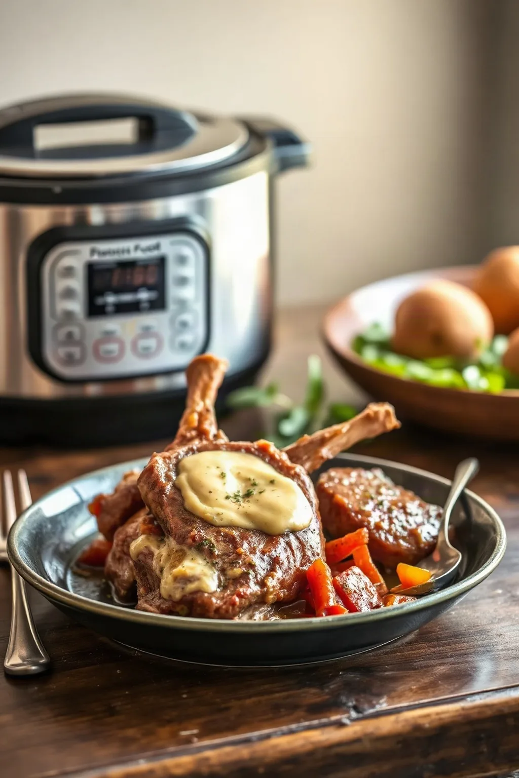 Osso Buco de Cerdo en Olla de Presión