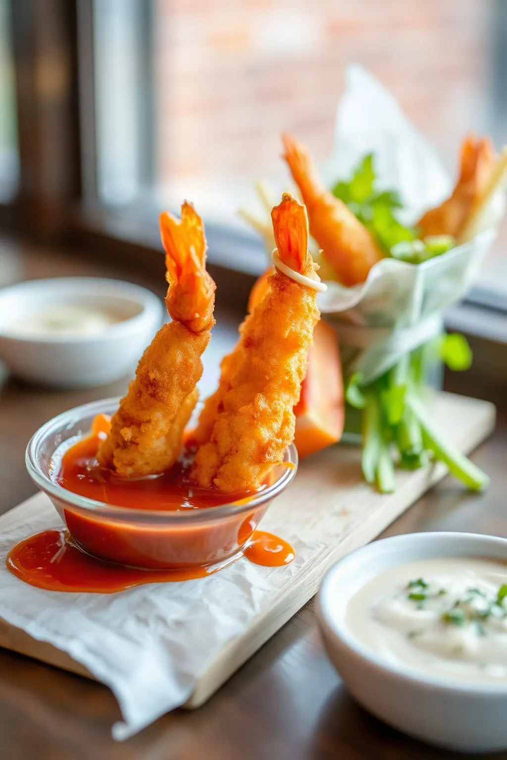 Camarones Bang Bang Clásicos con Mayonesa de Chile Dulce