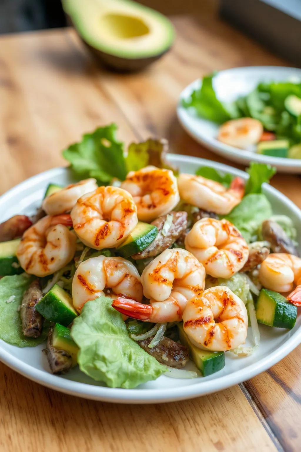 Grilled Shrimp and Avocado Salad