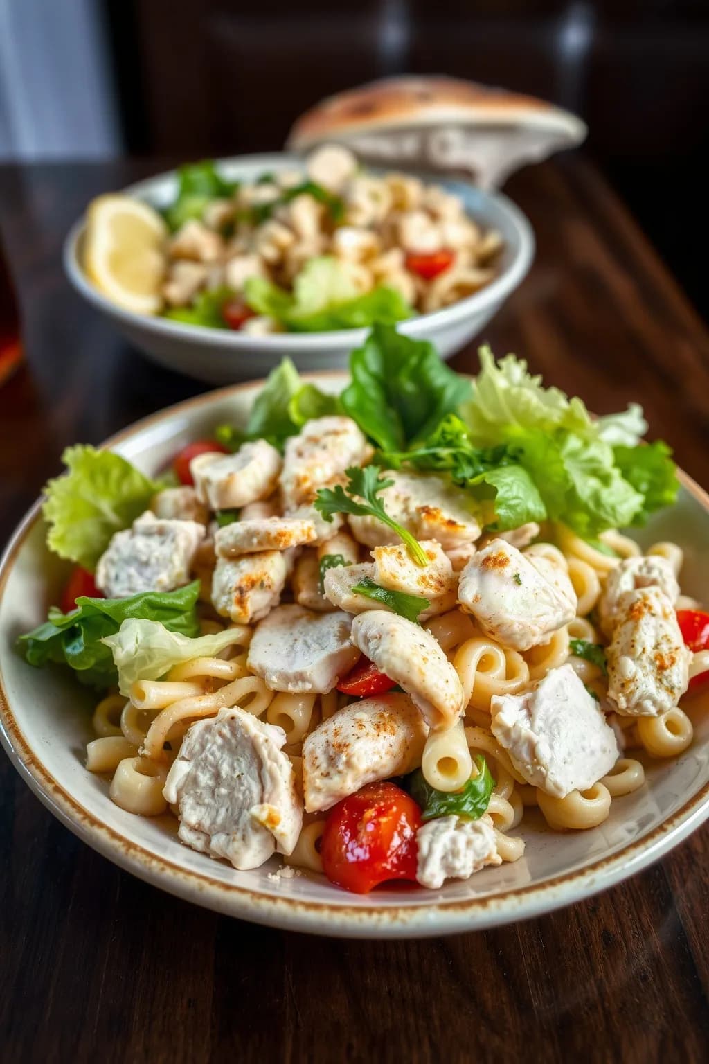 Chicken Caesar Pasta Salad