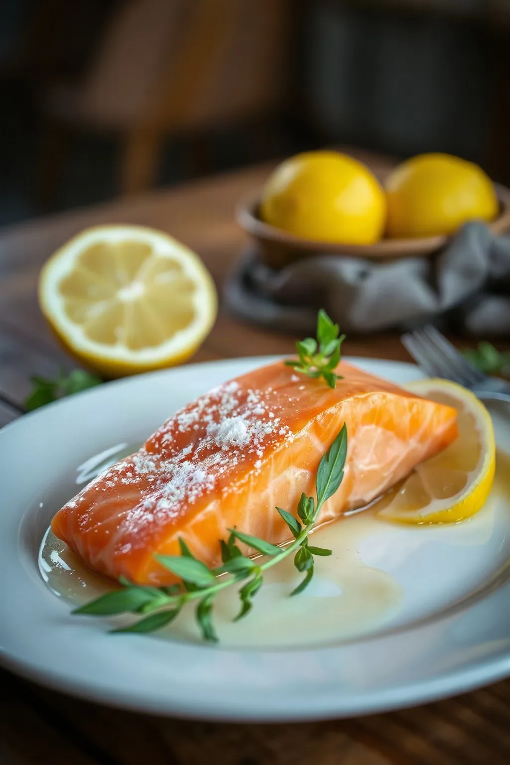 Smoked Salmon with Lemon and Tarragon