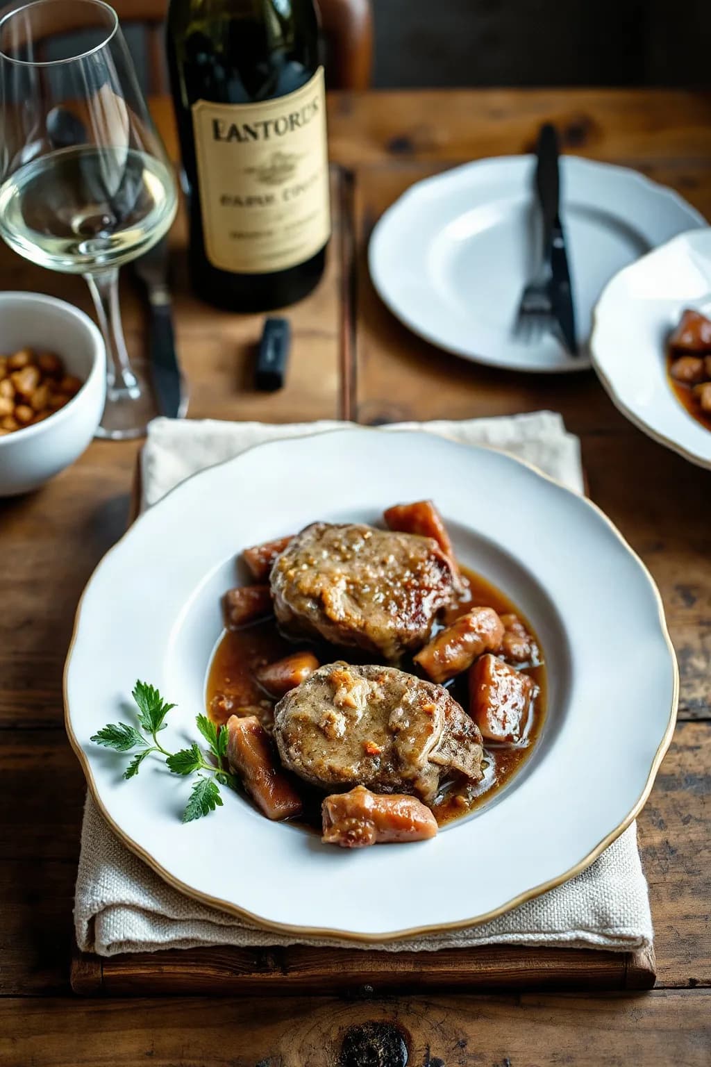 Mejillas de Cerdo Guisadas con Jerez