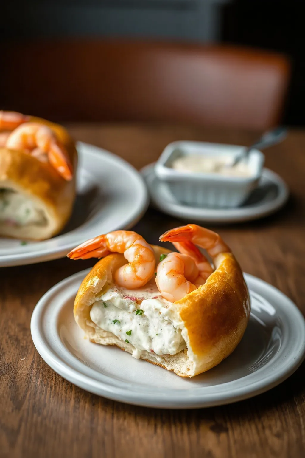 Guédilles aux crevettes nordiques