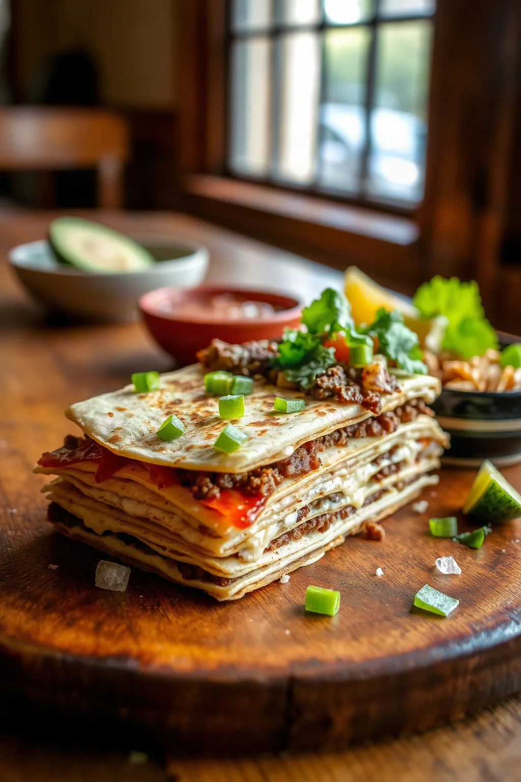 Gâteau de tortillas tex mex
