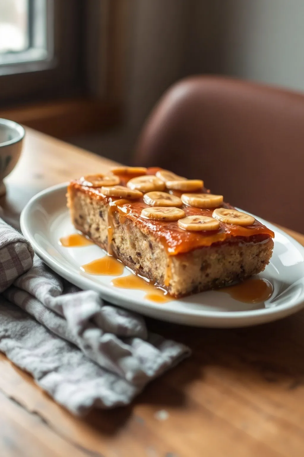Upside-Down Banana Cake
