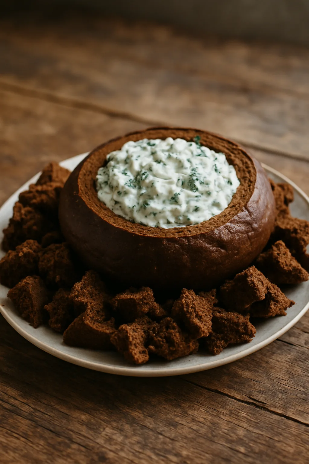 Classic Pumpernickel Spinach Dip