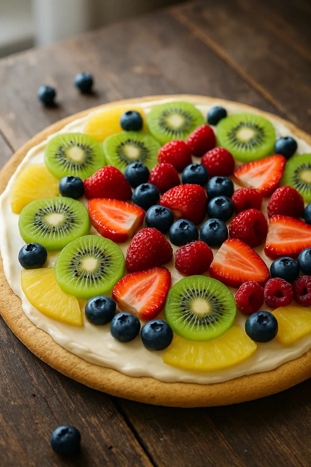 Pizza de Frutas Deliciosa