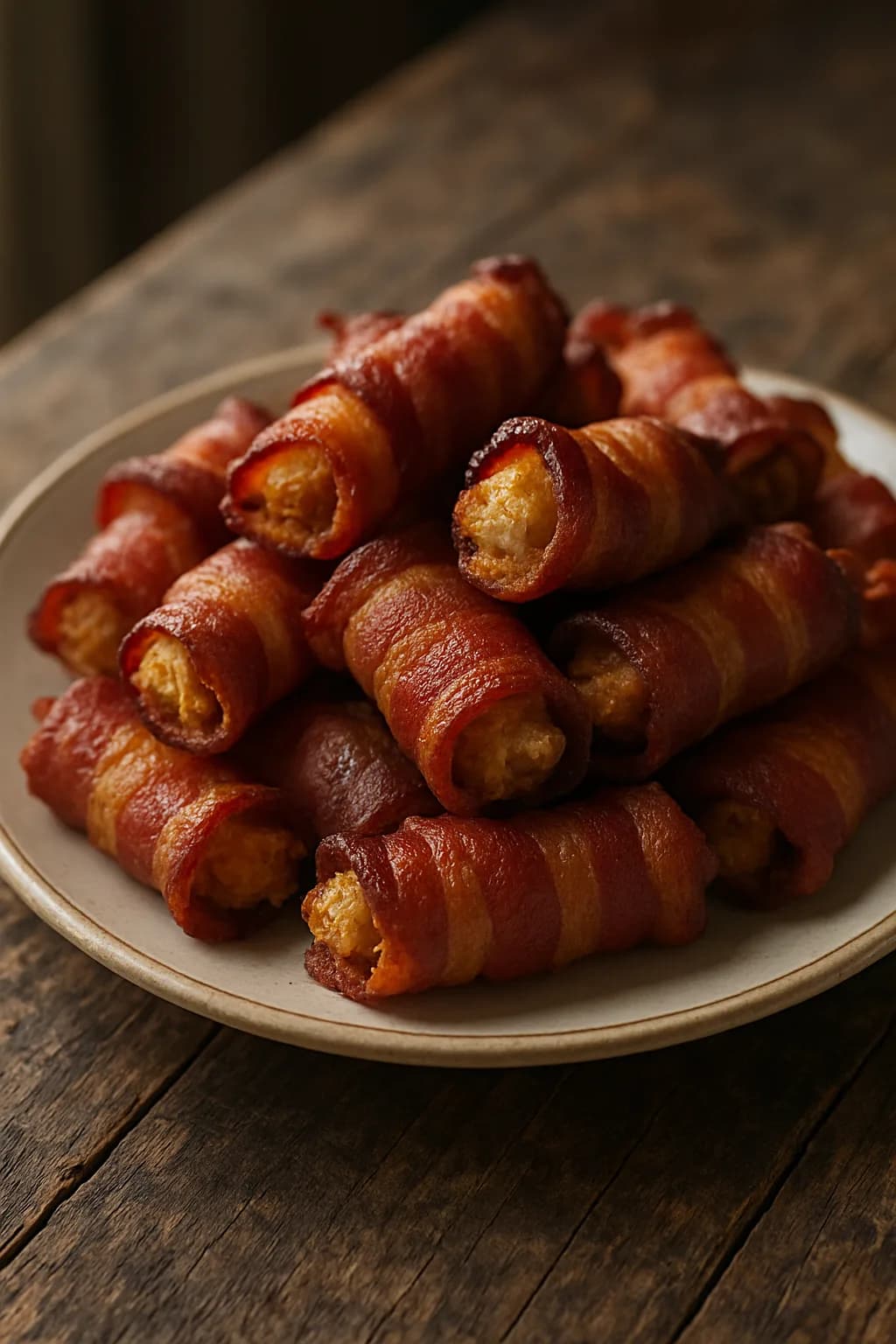 Roulés de Bacon Croquants
