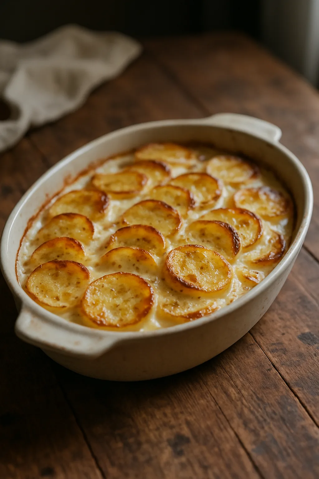 Pommes de terre gratinées classiques de Moe