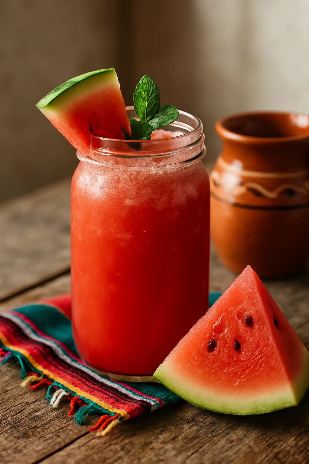 Agua Fresca de Sandía Refrescante