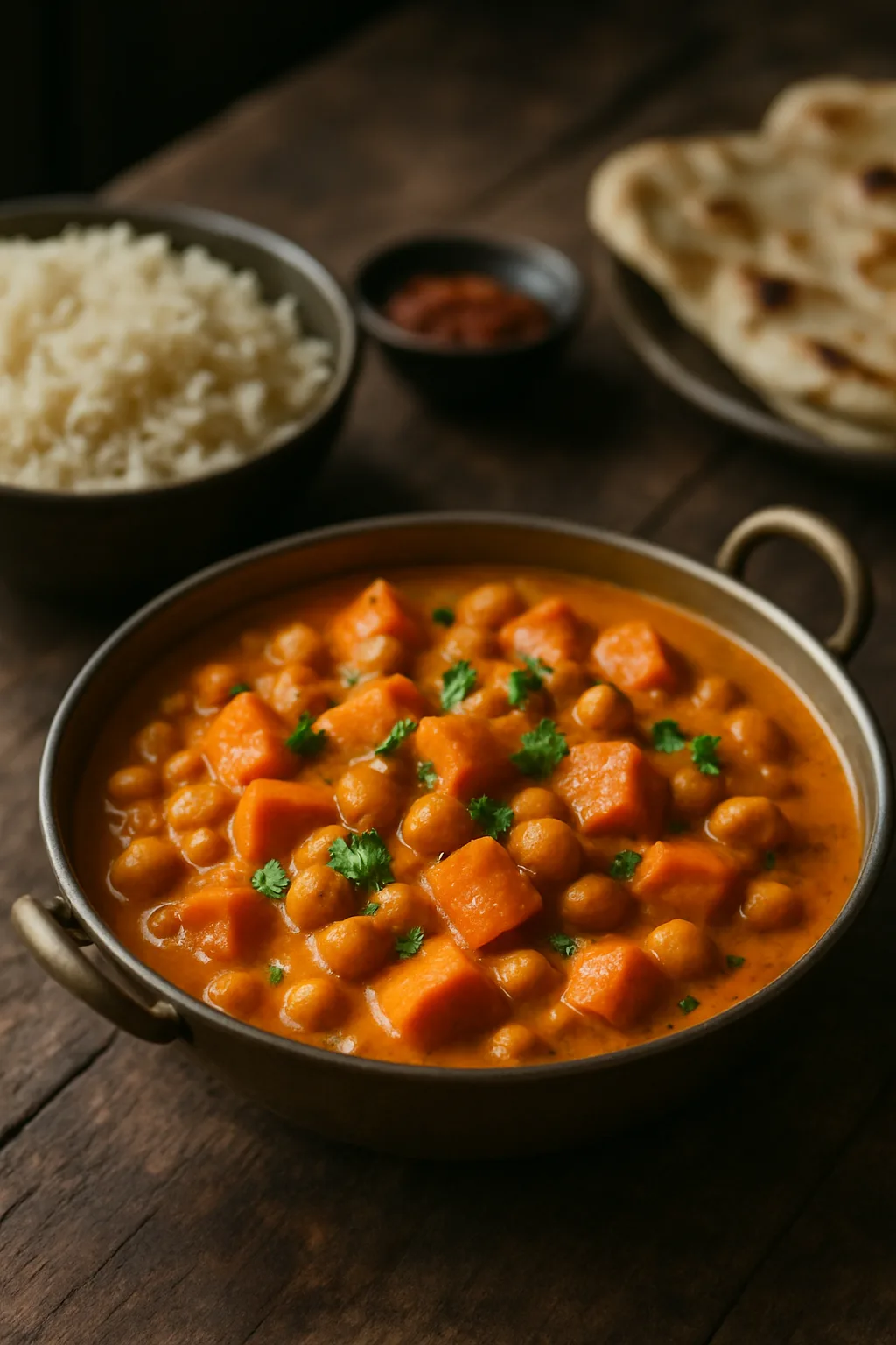 Curry de Garbanzos, Coco y Camote