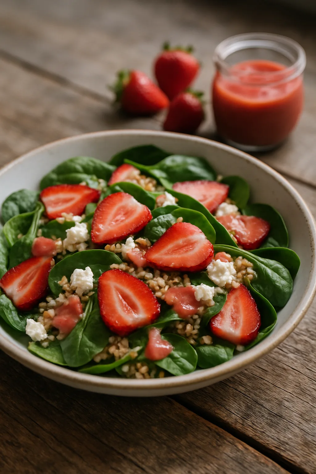 Strawberry and Spinach Salad