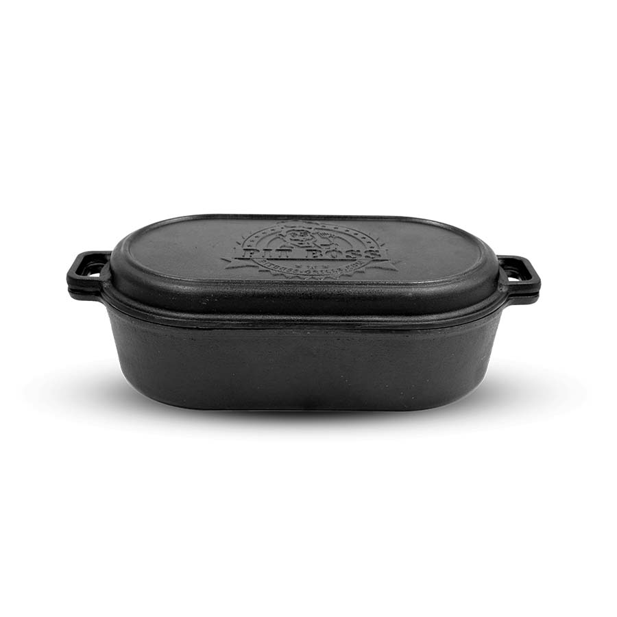 6-QT Cast Iron Roaster with Lid